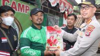 Kapolresta Tangerang Salurkan Bantuan Sosial untuk Komunitas Ojol