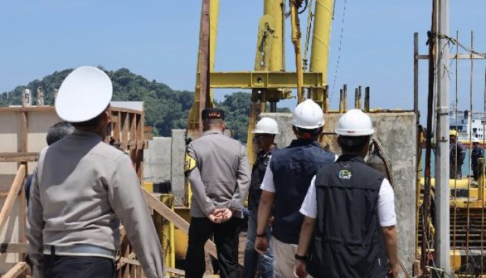Detik-detik Wakapolda Banten Tinjau Pos Pengamanan dan ASDP Merak
