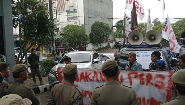 Ups! Kantor Walikota Tangsel Digeruduk Forum Wartawan Tangerang