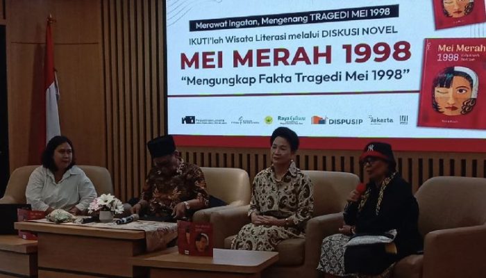 Peluncuran Novel ‘Mei Merah 1998’,  Sastra sebagai Saksi Bicara yang Mencatat Luka