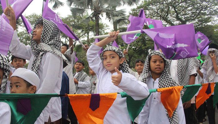 Kemeriahan Pawai Ta’aruf Tahun Baru Islam Forum DKM Citra Raya