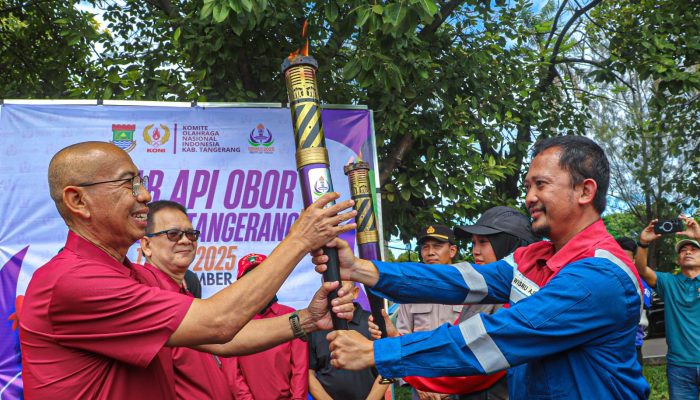 Dikirab ke 29 Kecamatan, Api Obor Porkab Diambil dari Pertamina Gas Bitung