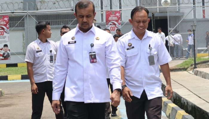 Kontrol Perdana Kepala Rutan I Tangerang di Lingkungan Warga Binaan