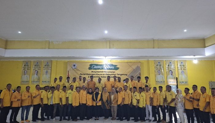 Wajah-wajah Baru Pimpin PK Golkar Kabupaten Tangerang, 40 Persen Generasi Muda