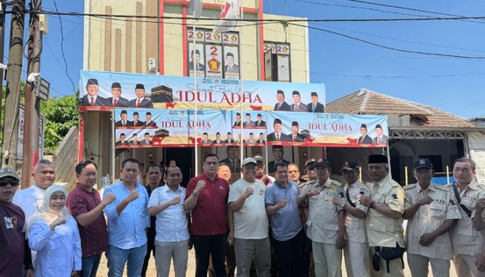 Gerindra Kabupaten Tangerang Sembelih 22 Sapi dan 29 Kambing Kurban untuk Masyarakat