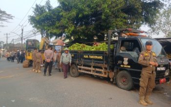 Puluhan Pedagang di Eks TPPS Pasar Cisoka Direlokasi