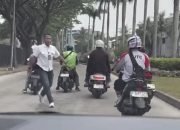 Aksi Heroik Pria Berkemeja Putih dan Dentuman di Citra Raya Tangerang