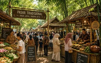 Hadiri! Pasar Tradisional Ala-ala Tempo Dulu di Desa Ciakar Panongan
