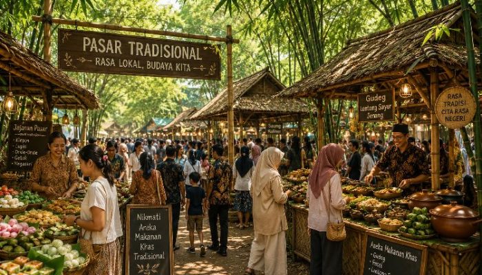 Hadiri! Pasar Tradisional Ala-ala Tempo Dulu di Desa Ciakar Panongan
