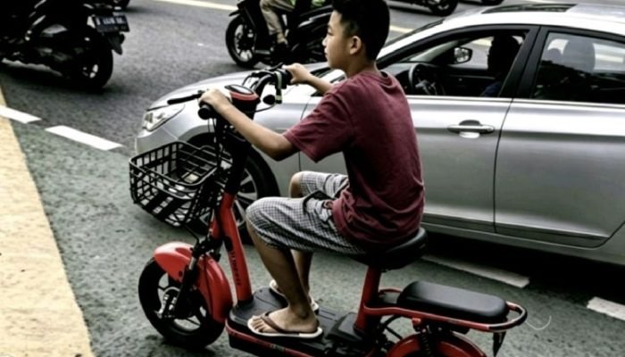 Polresta Tangerang Ingatkan Pelajar, Sepeda Listrik Bukan untuk Jalan Raya