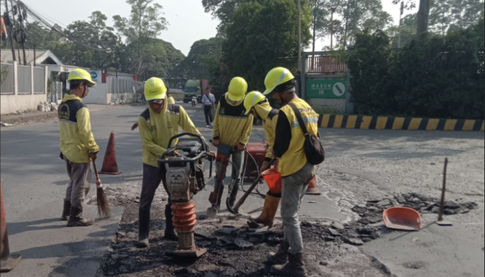 Pemkot Tangerang Gercep Atasi Kerusakan Jalan Gajah Tunggal