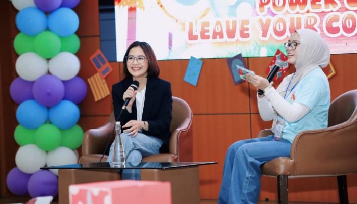 Prilly Ajak Pelajar Kota Tangerang Tak Takut Keluar Zona Nyaman