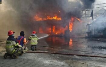 Kebakaran Bengkel Motor di Balaraja, Enam Bangunan Ludes