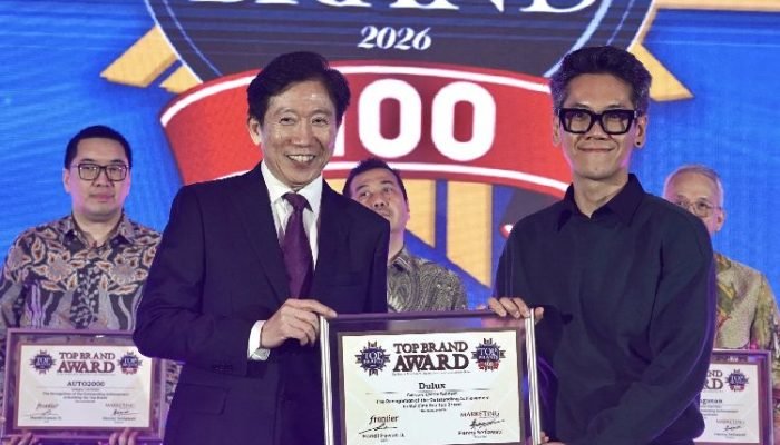Dulux Raih Top Brand Award 2026, Kukuhkan Merek Cat Pilihan Konsumen