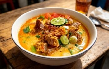 Soto Tangkar Peusar “Rumah Belanda”, Kaki Lima Tapi Rasa Istimewa