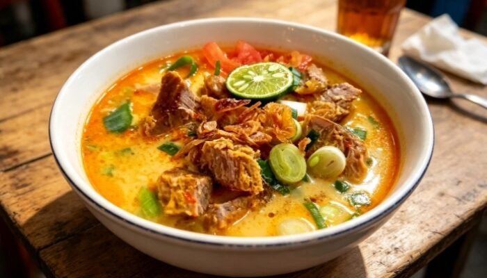 Soto Tangkar Peusar “Rumah Belanda”, Kaki Lima Tapi Rasa Istimewa