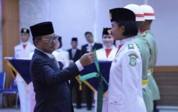 Dua Hari Jelang HUT ke-81 RI, Paskibraka Kota Tangerang Dikukuhkan