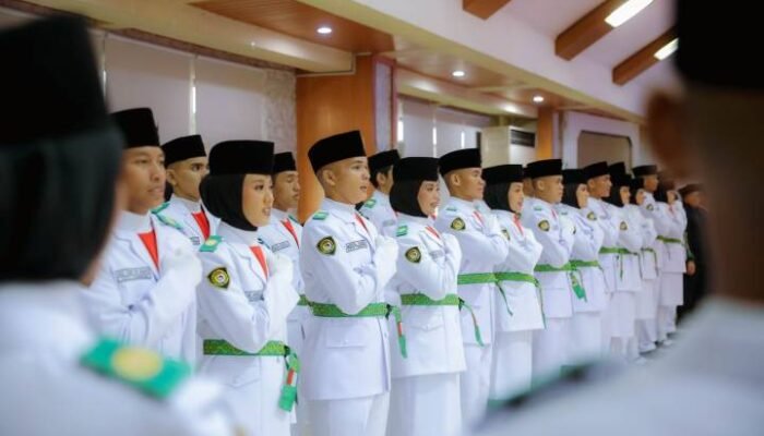 Dua Hari Jelang HUT ke-81 RI, Paskibraka Kota Tangerang Dikukuhkan