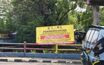 Jalan Iskandar Muda Diperbaiki, Pengendara Diminta Bersiap Mengubah Rute
