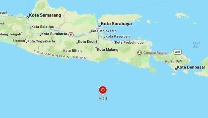 Gempa M5,2 Guncang Laut Selatan Malang, BMKG Ingatkan Gempa Susulan