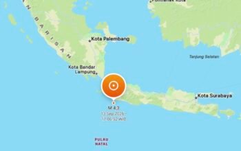Gempa M4,3 Mengguncang Selatan Sukabumi, BMKG Wanti-wanti Susulan