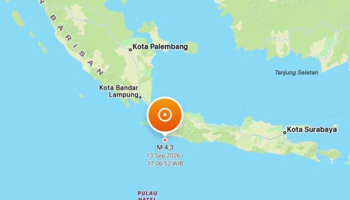 Gempa M4,3 Mengguncang Selatan Sukabumi, BMKG Wanti-wanti Susulan