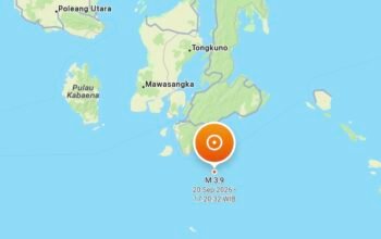 Gempa Magnitudo 3,9 Guncang Laut Selatan Buton, BMKG Ingatkan Potensi Susulan