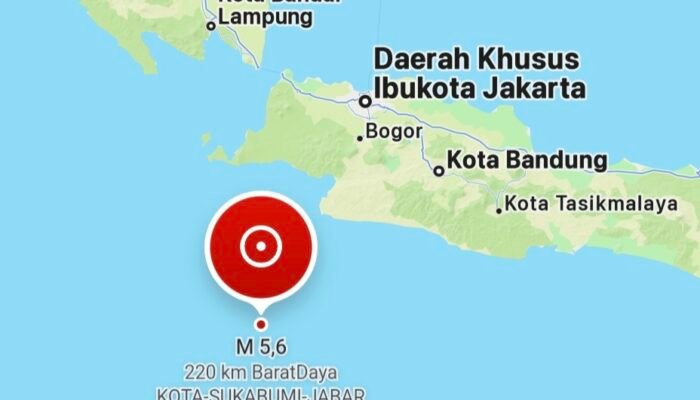 Gempa M5,5 Guncang Laut Selatan Bayah, Tak Berpotensi Tsunami