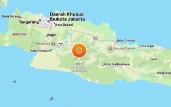 Gempa M2,7 Guncang Selatan Kabupaten Bandung, BMKG Ingatkan Gempa Susulan