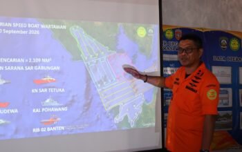 Pencarian Rombongan Jurnalis di Selat Sunda Kerah Helikopter HR-3604