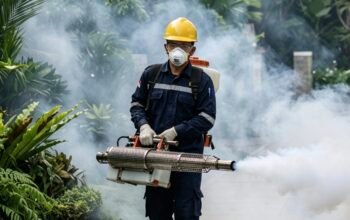 Fogging, Cara Manajemen CitraRaya Melawan Nyamuk di Tengah Permukiman