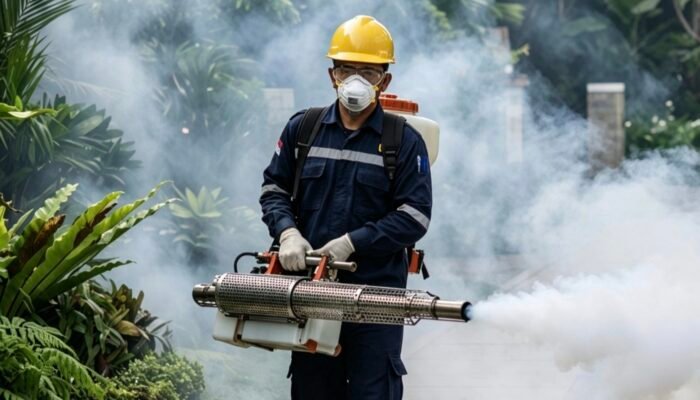 Fogging, Cara Manajemen CitraRaya Melawan Nyamuk di Tengah Permukiman