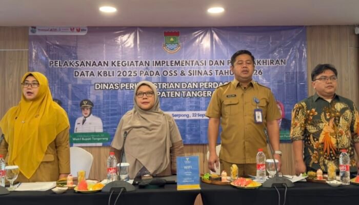 KBLI Berubah: Disperindag Tangerang Siapkan Pendampingan bagi Pelaku Usaha