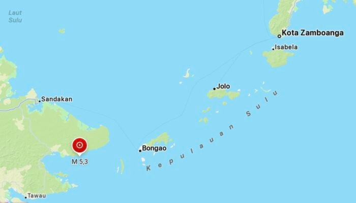 Gempa M5,3 Guncang Laut Timur Laut Tarakan, BMKG: Waspada Susulan