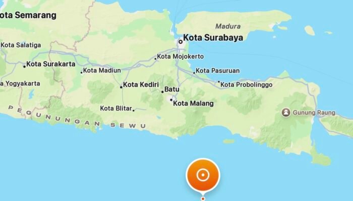 Gempa Magnitudo 4,6 Guncang Laut Barat Daya Lumajang, Berpotensi Susulan