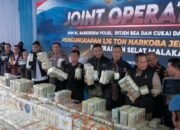 Kapal MT Global 168 Bawa 1,16 Ton Ketamin, Delapan Awak Diamankan di Sumut