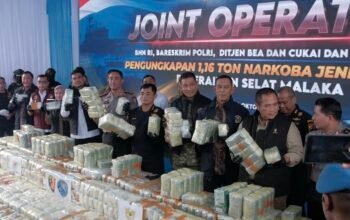 Kapal MT Global 168 Bawa 1,16 Ton Ketamin, Delapan Awak Diamankan di Sumut