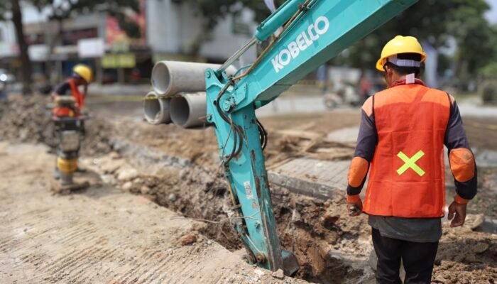 Pembangunan Crossing Saluran di Kawasan CitraRaya Kabupaten Tangerang