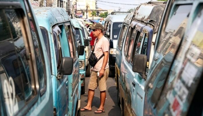Penataan Jalan Kiasnawi Kota Tangerang, Penumpang KRL Menanti Trotoar