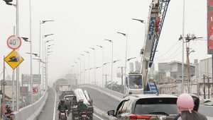 Pembangunan Selesai, Operasional Flyover Cisauk dalam Uji Coba
