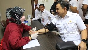 Sambut HUT Korpri ke-52, Ratusan PNS Pemkab Tangerang Donorkan Darahnya
