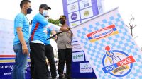 Sekda Lepas Fun Bike Indomaret 2022 di Pantai Pasir Putih PIK2