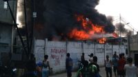 Rumah Terbakar di Penjaringan Jakarta Utara