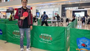 Sebatik Ramaikan Open Turnamen Tenis Meja di Mall Ciputra