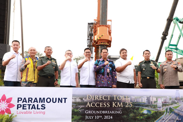Ground breaking proyek pembangunan Direct Toll Access atau Gerbang Tol (GT) Bitung 3 di KM 25 | Istimewa