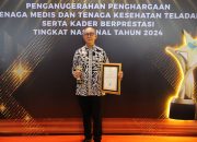 Luthfi Gatam Raih Penghargaan Tenaga Medis Teladan Nasional