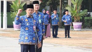 Pesan Pj. Bupati Tangerang pada Apel Dua Momen Penting