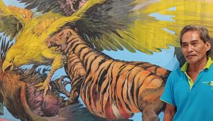 Spektakuler! Ada Lukisan 11 Meter di Pameran Tunggal ‘The Last Limit’